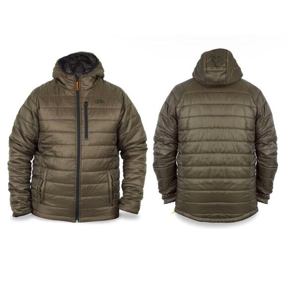 Bunda - FOX Chunk Puffa Shield Fishing Utility Puffer Jacket - Green Camo - 2XL - Picture 1 of 9